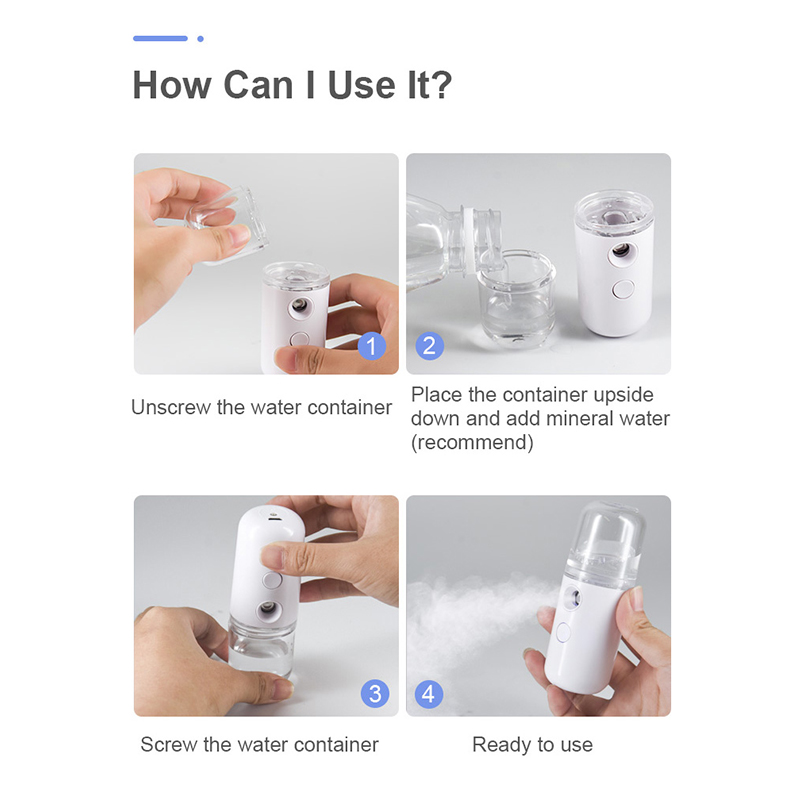 NANO MIST SPRAYER SANITIZER Mini Sanitizer & Skin Humidifier