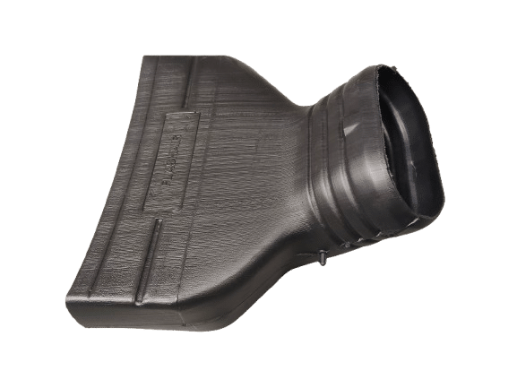 Black plastic ANGEL BOOT